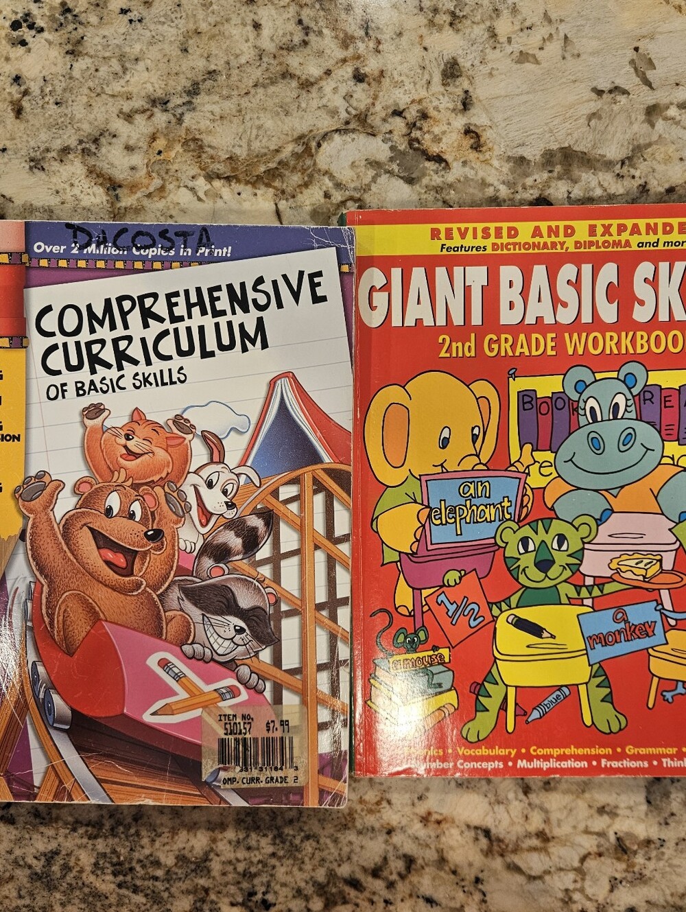 Second Grade Skills Workbooks Reading Mathematics Spelling Comprehension Teach
